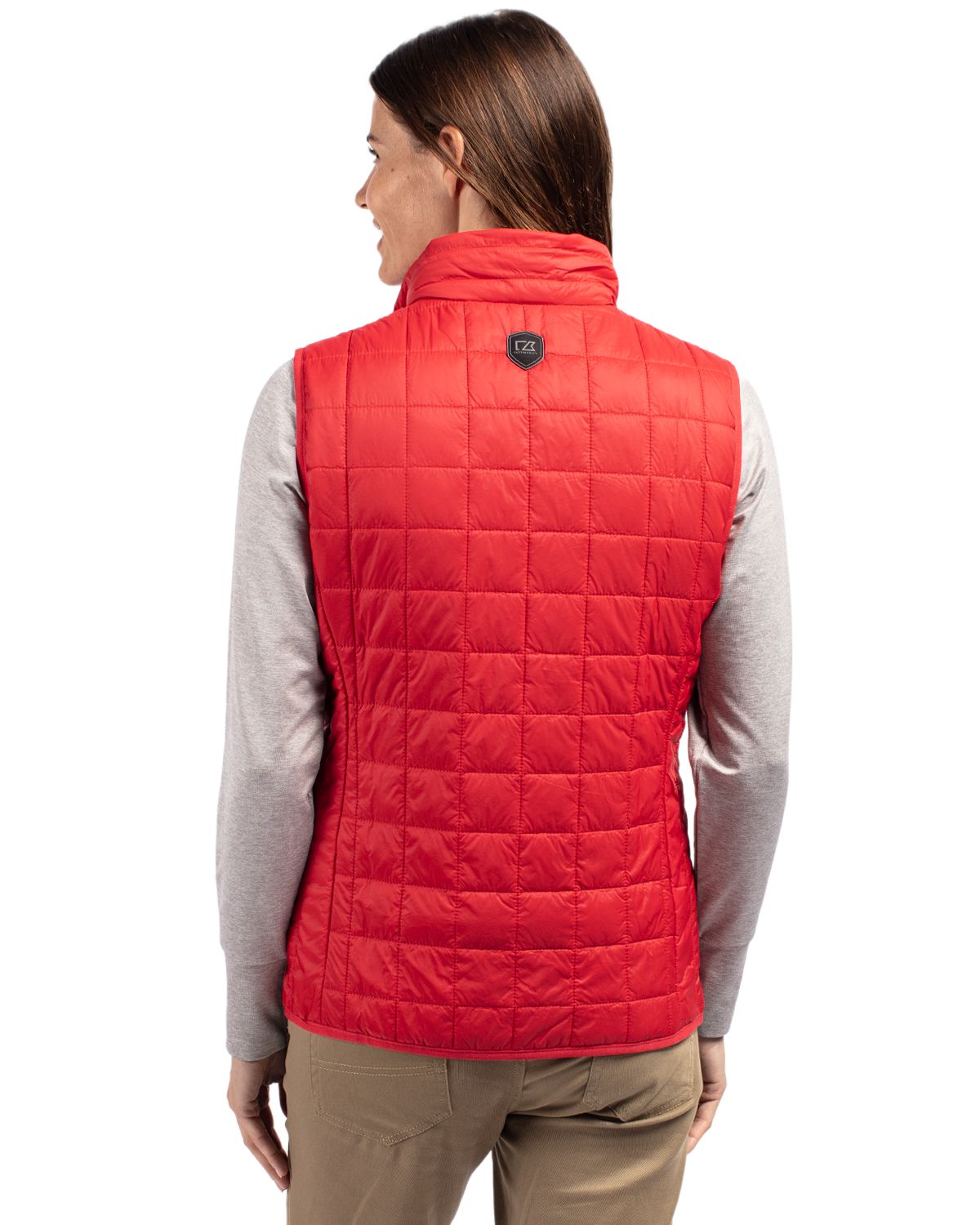 Cutter & Buck Rainier Recycled Insulated Puffer Womens Full Zip Vest 197