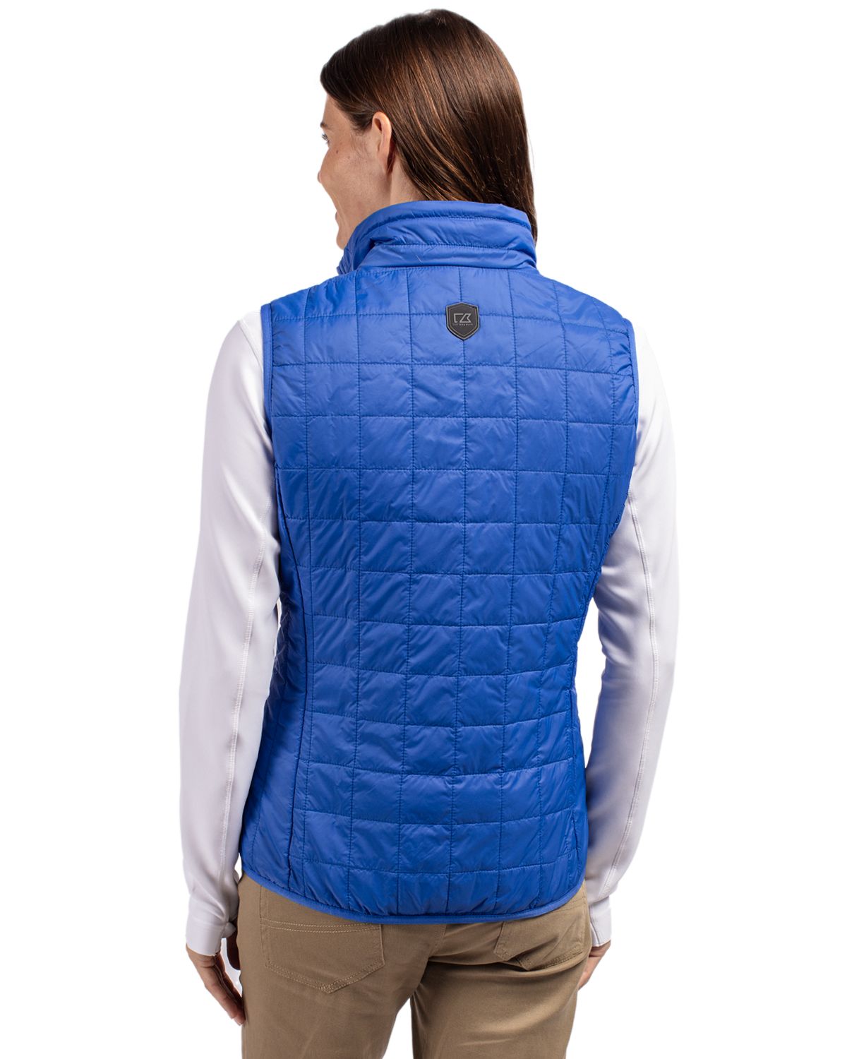 Cutter & Buck Rainier Recycled Insulated Puffer Womens Full Zip Vest 200