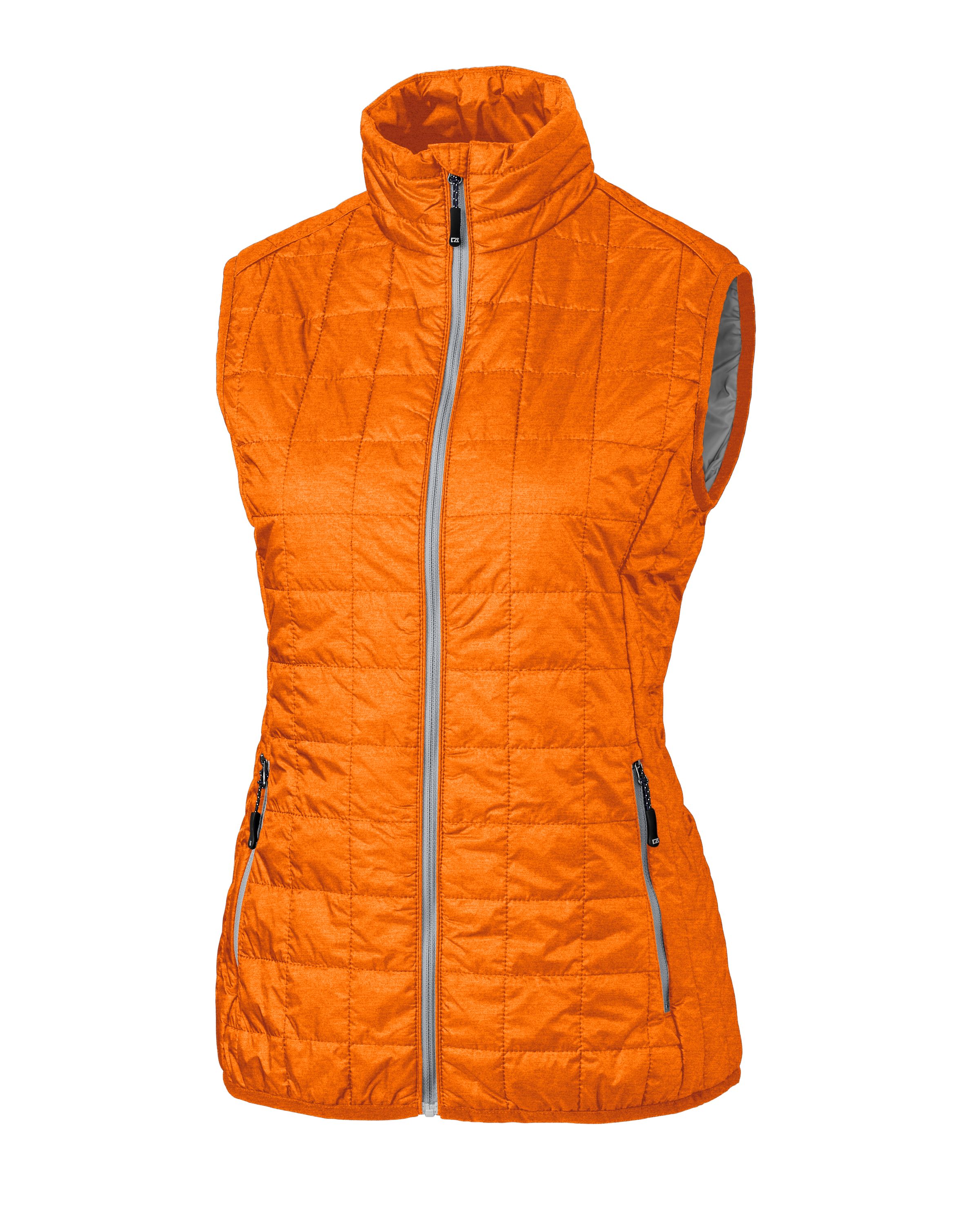 Cutter & Buck Rainier Recycled Insulated Puffer Womens Full Zip Vest 179