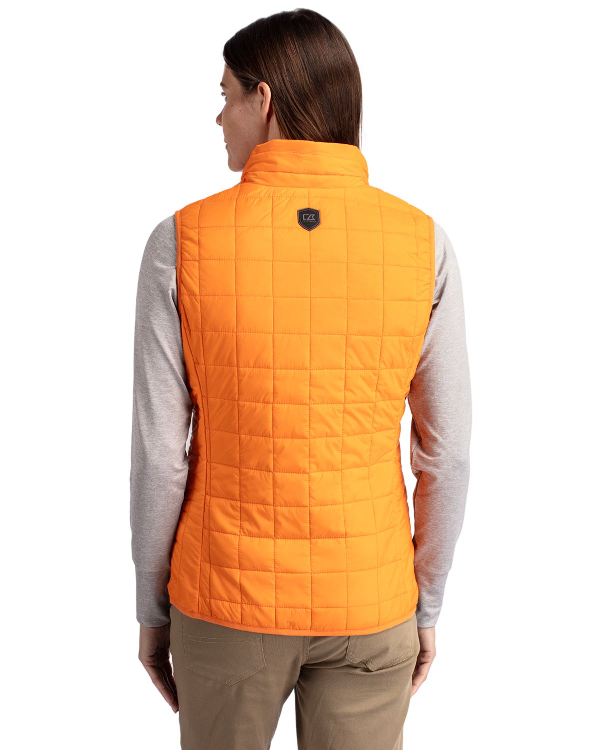 Cutter & Buck Rainier Recycled Insulated Puffer Womens Full Zip Vest 156