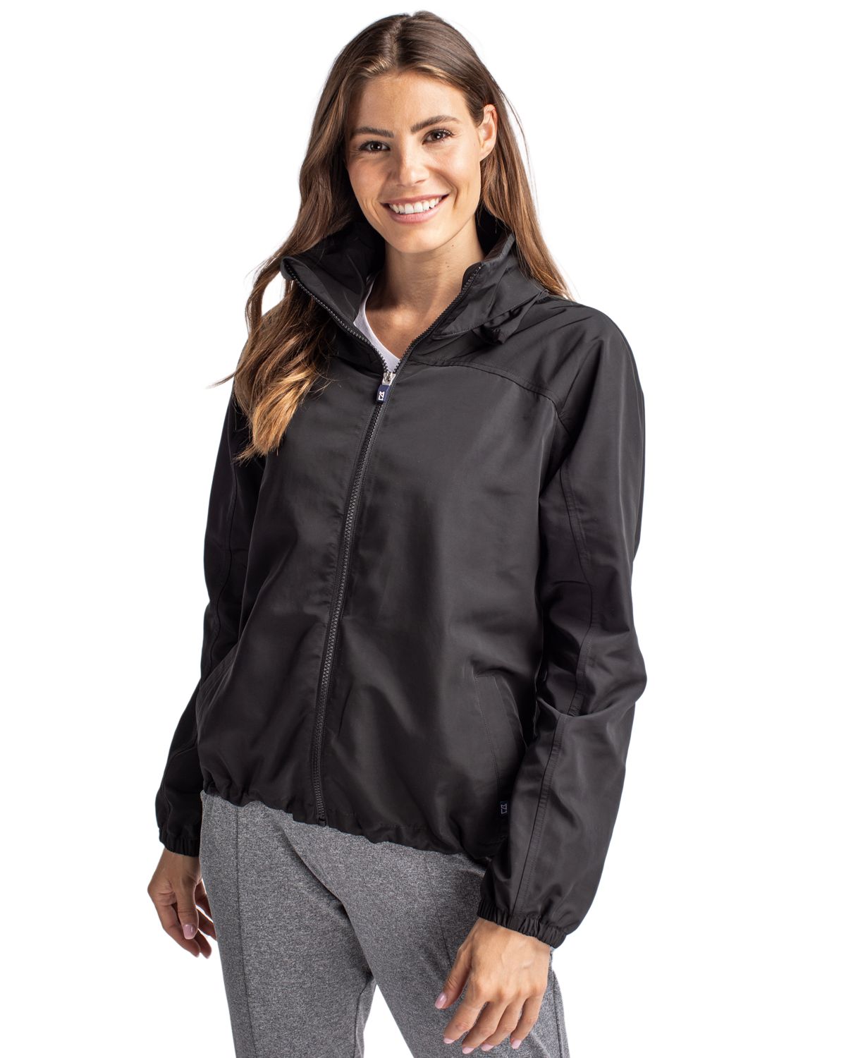 Cutter & Buck Charter Recycled Packable Womens Full Zip Jacket? 10