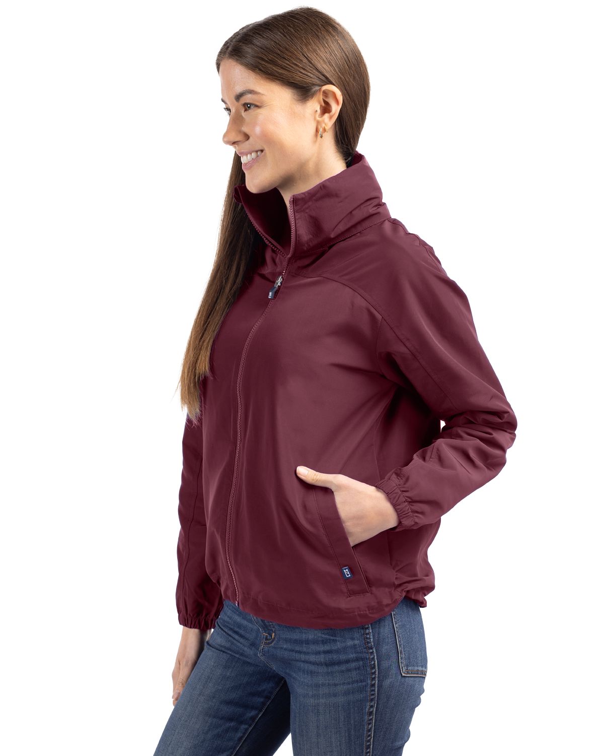 Cutter & Buck Charter Recycled Packable Womens Full Zip Jacket? 78