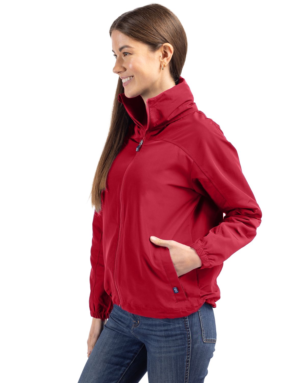 Cutter & Buck Charter Recycled Packable Womens Full Zip Jacket? 132