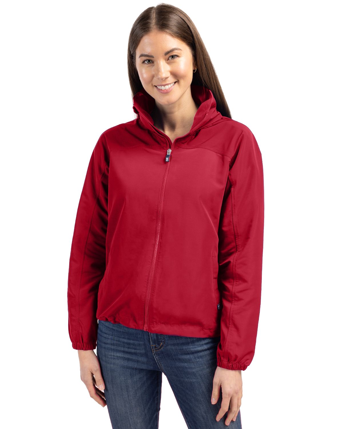 Cutter & Buck Charter Recycled Packable Womens Full Zip Jacket? 155