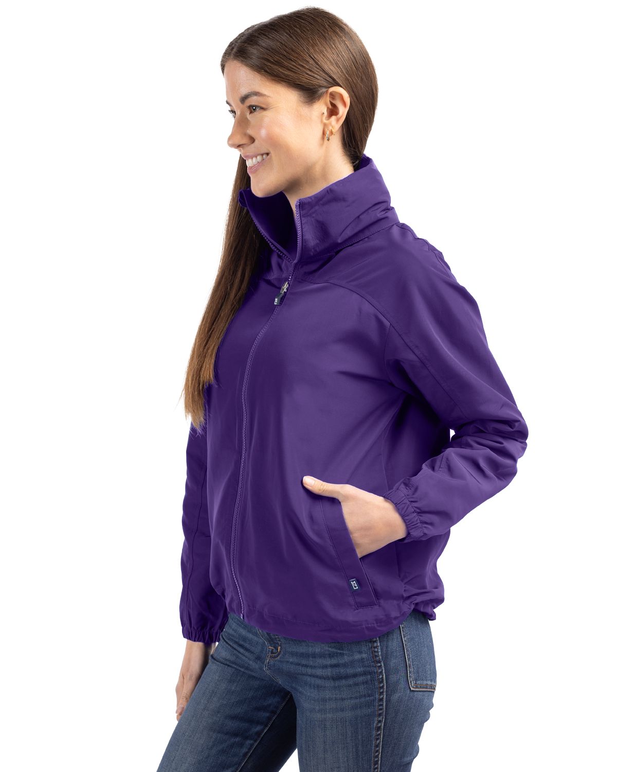 Cutter & Buck Charter Recycled Packable Womens Full Zip Jacket? 145