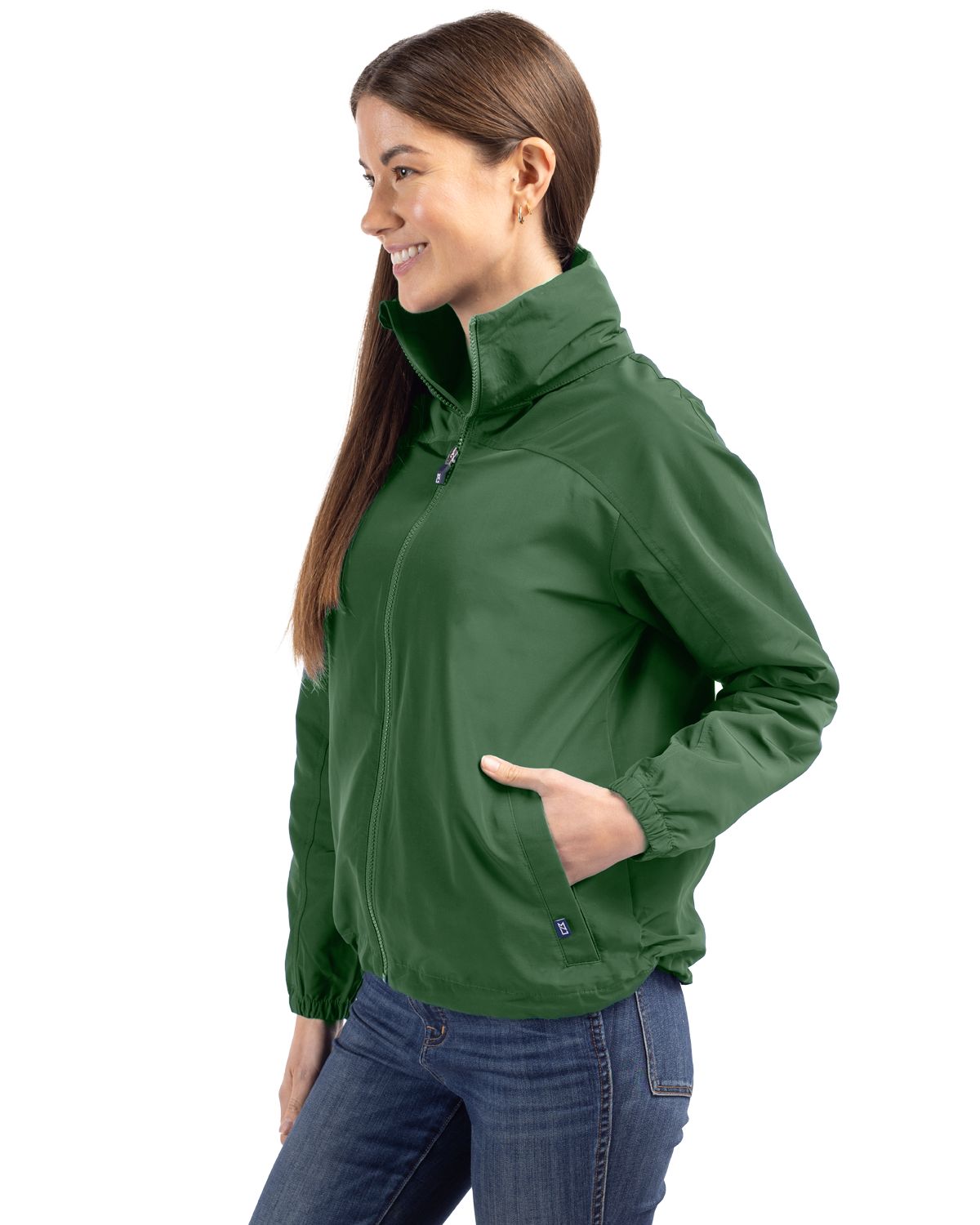 Cutter & Buck Charter Recycled Packable Womens Full Zip Jacket? 162