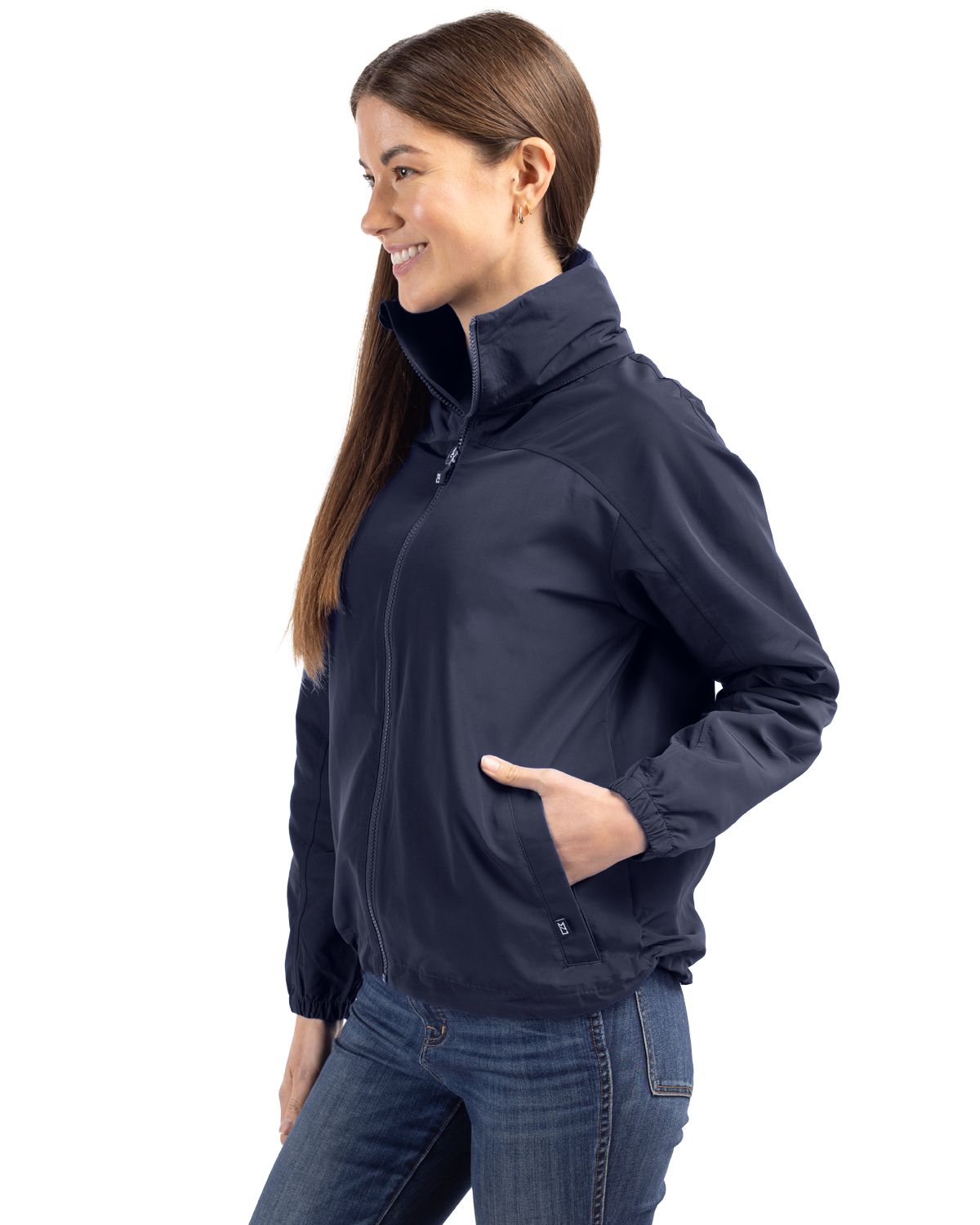 Cutter & Buck Charter Recycled Packable Womens Full Zip Jacket? 5