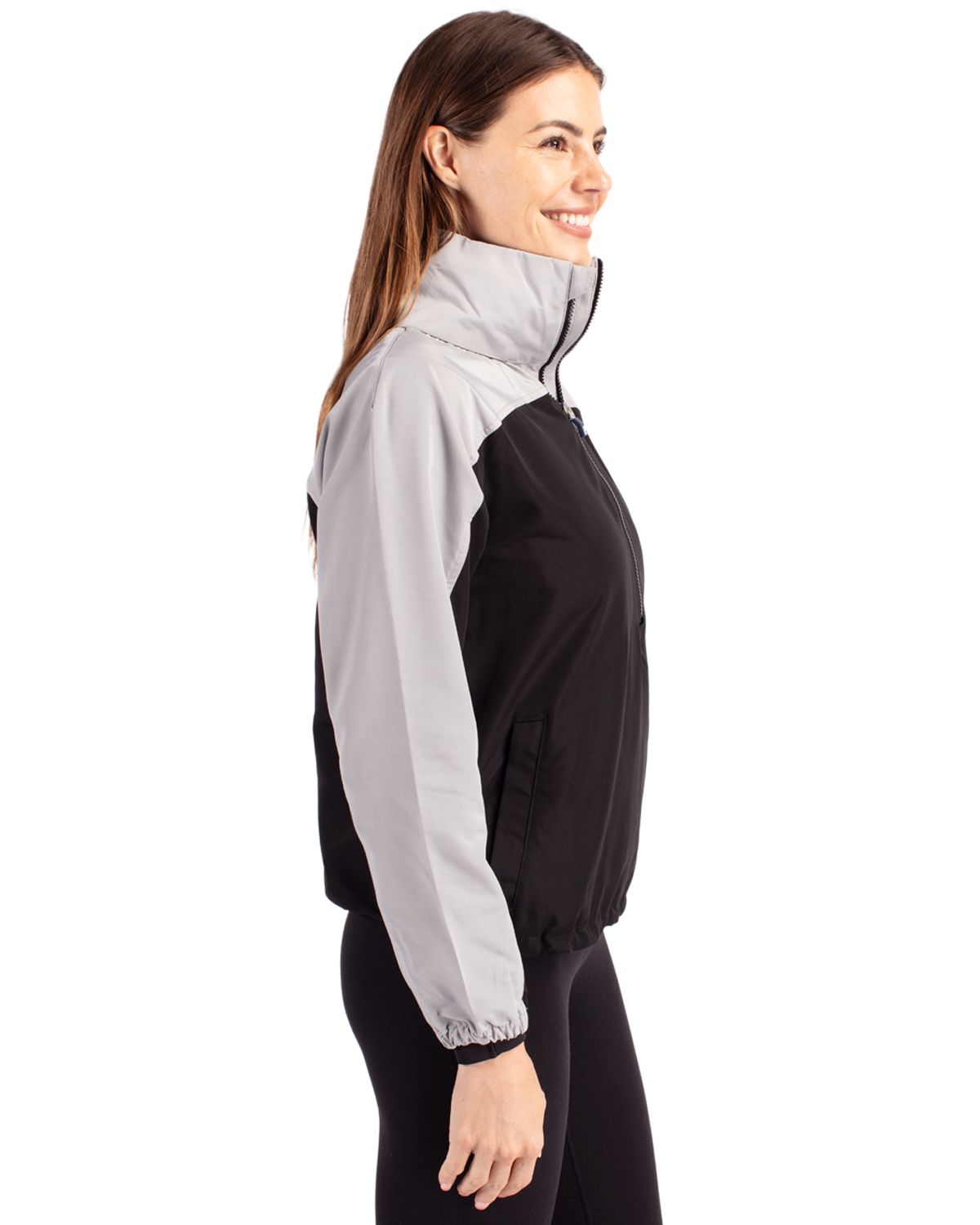 Cutter & Buck Charter Recycled Packable Womens Half Zip Anorak Jacket? 82