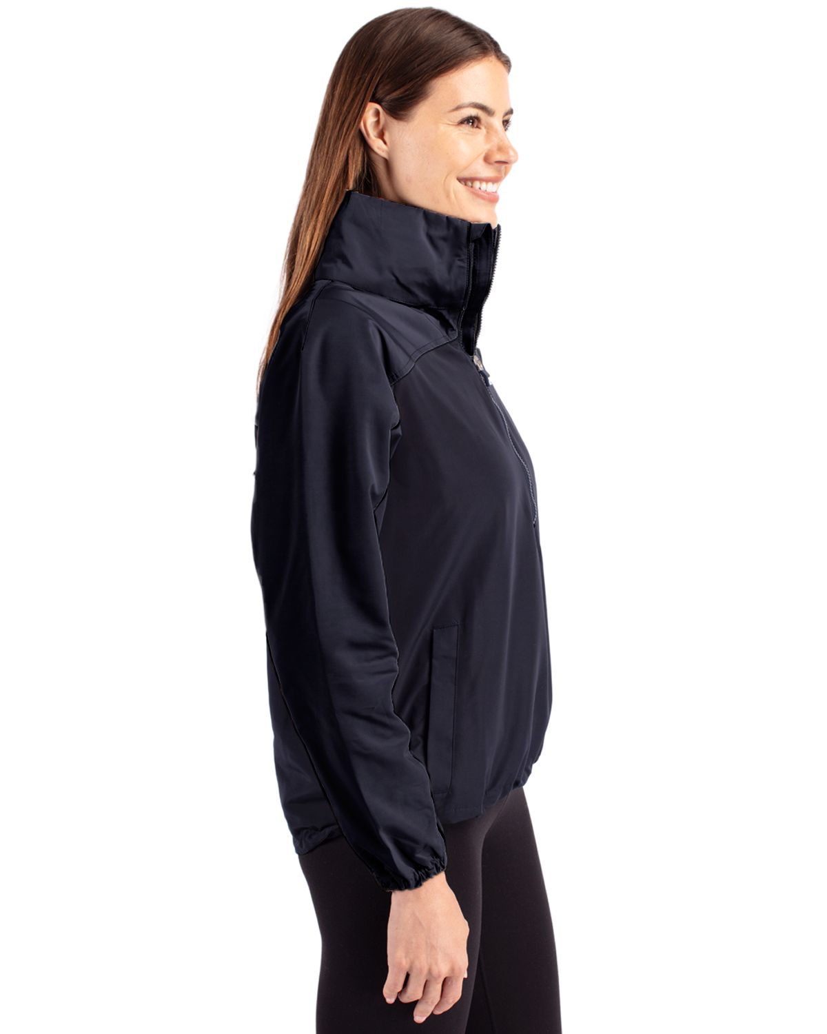 Cutter & Buck Charter Recycled Packable Womens Half Zip Anorak Jacket? 84