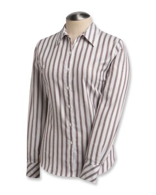 Women's L/S Athletic Stripe Shirt