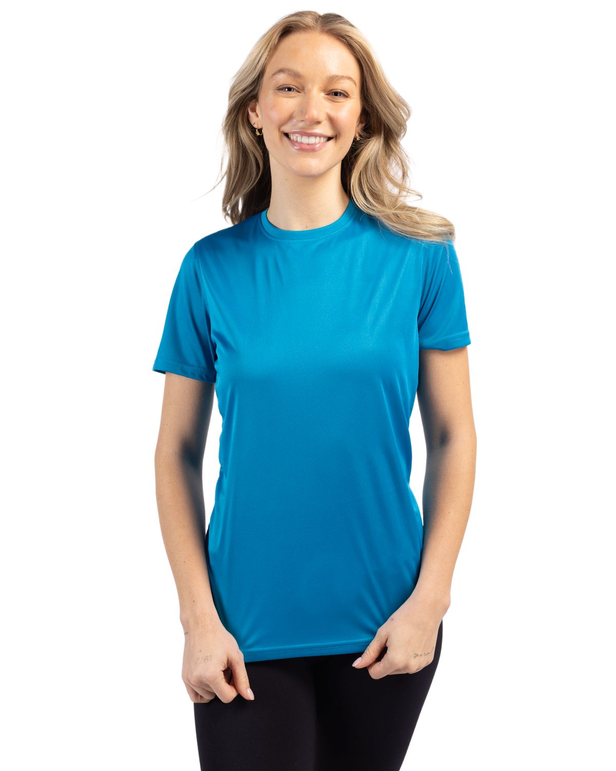 Clique Spin Solution-dyed Performance Jersey Womens Short Sleeve Tee 1