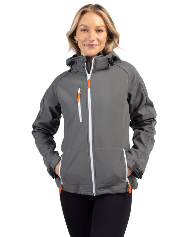 Clique Serac Stretch Softshell Womens Full Zip Jacket 4
