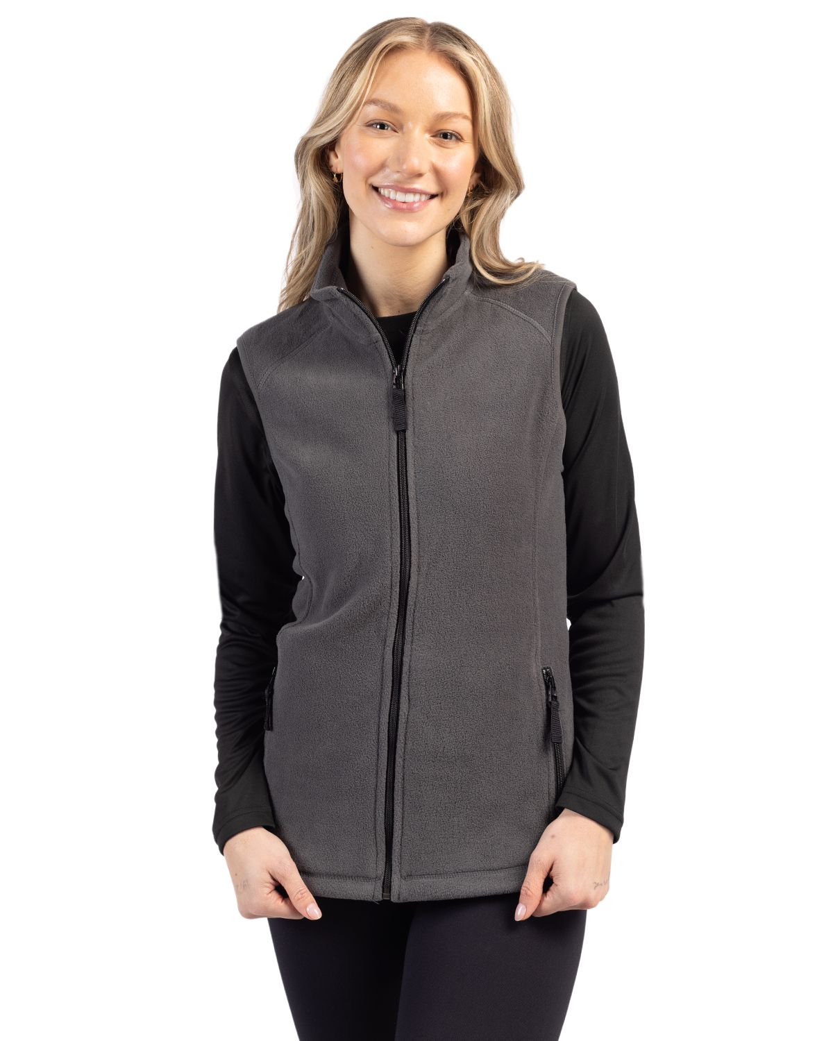 Clique Summit Performance Fleece Womens Full Zip Vest 10