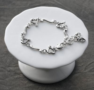 Brighton Etched Heart Bracelet