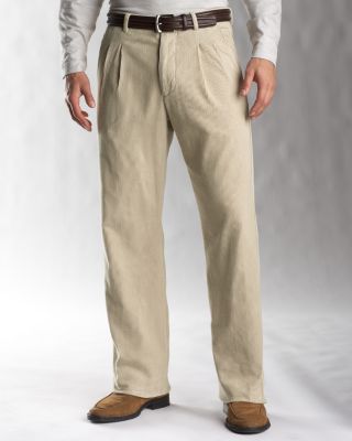 Men's B&T Skyline Cord Pleated Trouser