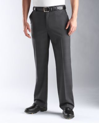 Men's One Iron Plaid Flat Front Trouser