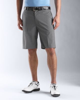 Men's Roadway Check Flat Front Short