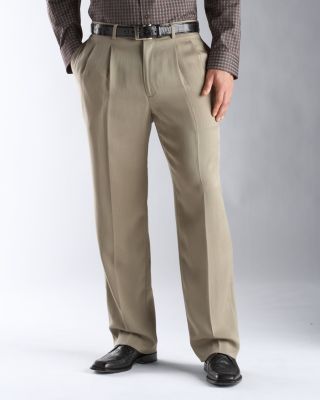 Men's Signature Urban Twill Pleated Trouser
