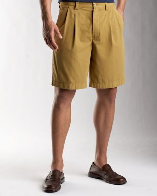 Mens B&T Eastlake Solid Pleated Short