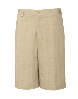 Canal Plaid Flat Front Short