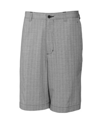 San Juan Plaid Flat Front Short