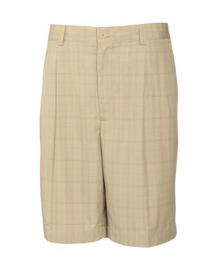 B&T Canal Plaid Pleated Short