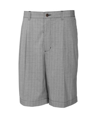 B&T San Juan Plaid Pleated Short