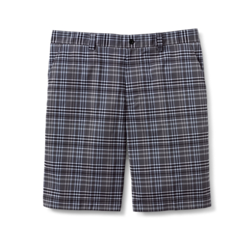 Cutter & Buck Evening Plaid Flat Front Short