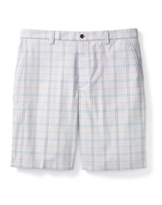 CB DryTec Samuel Plaid Flat Front Short