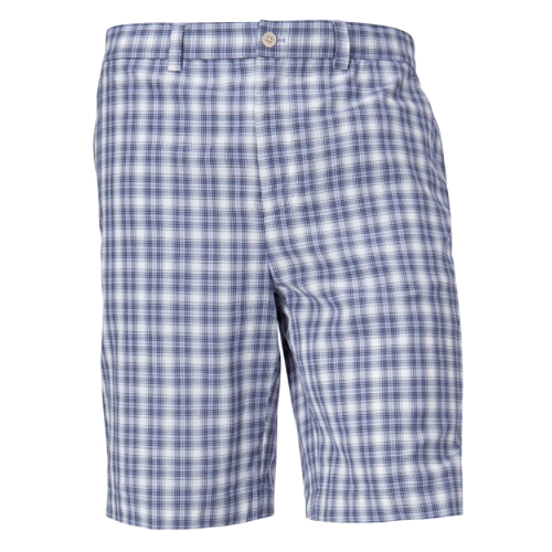 Cutter & Buck Sherwood Plaid Flat Front Short