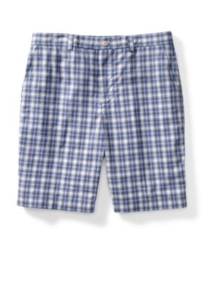 Sherwood Plaid Flat Front Short