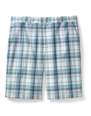 Hales Plaid Flat Front Short