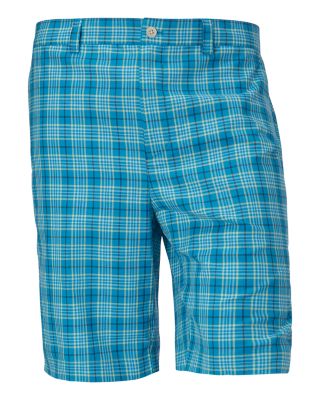McKinley Plaid Flat Front Short