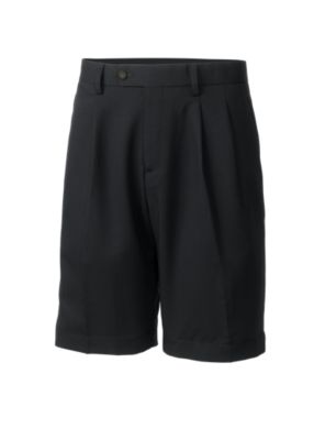 Twill Microfiber Pleated Short