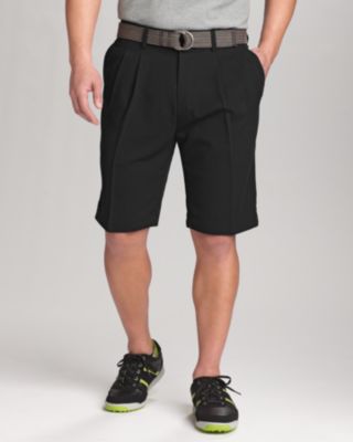Twill Microfiber Pleated Short