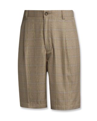 Men's Clubhouse Plaid Pleated Shorts