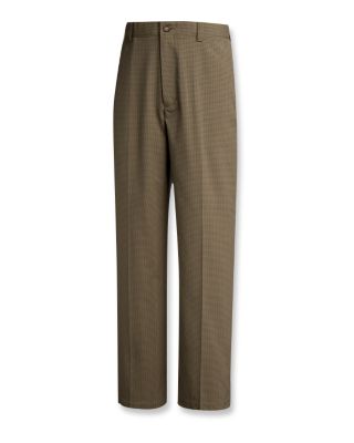 Men's Urban Plaid Flat Front Pants
