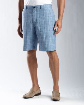 Men's Irie Plaid Flat Front Short