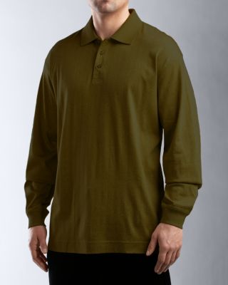 B&T L/S Davenport Polo