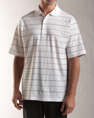 Men's Signature 70/2's Performance Opponent Stripe Polo