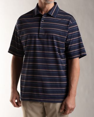 Men's Signature 70/2's Performance Chronicle Stripe Polo