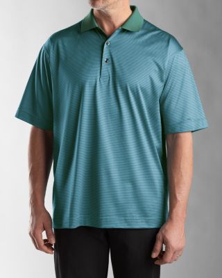 Mens Signature 70/2s Carson Mini Stripe Polo