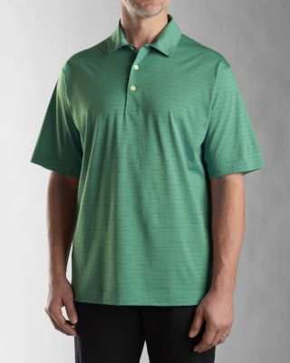 Men's Signature 70/2's Performance Granite Stripe Polo