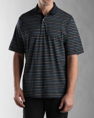 Men's Signature 70/2's Performance Monument Stripe Polo