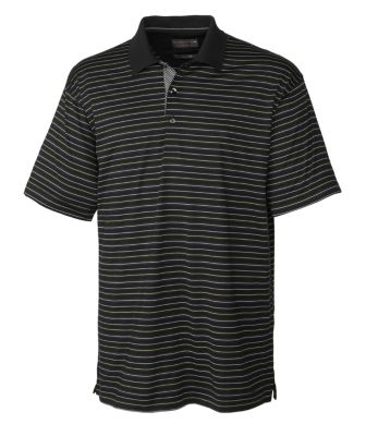 Men's 70/2's Performance Logic Stripe Polo