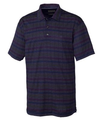 Men's Signature 70/2's Performance River Stripe Polo