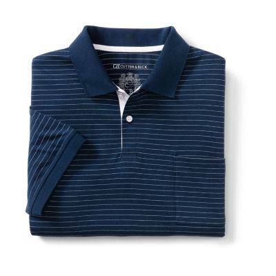 B&T West Hill Stripe Polo