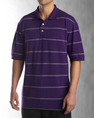 Mens Cullen Piqu&eacute; Stripe Polo