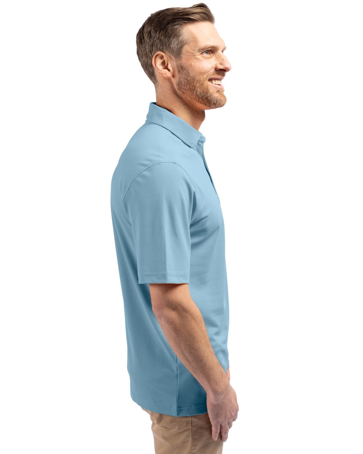 Cutter & Buck Virtue Recycled Featherlight Pique Mens Polo 188