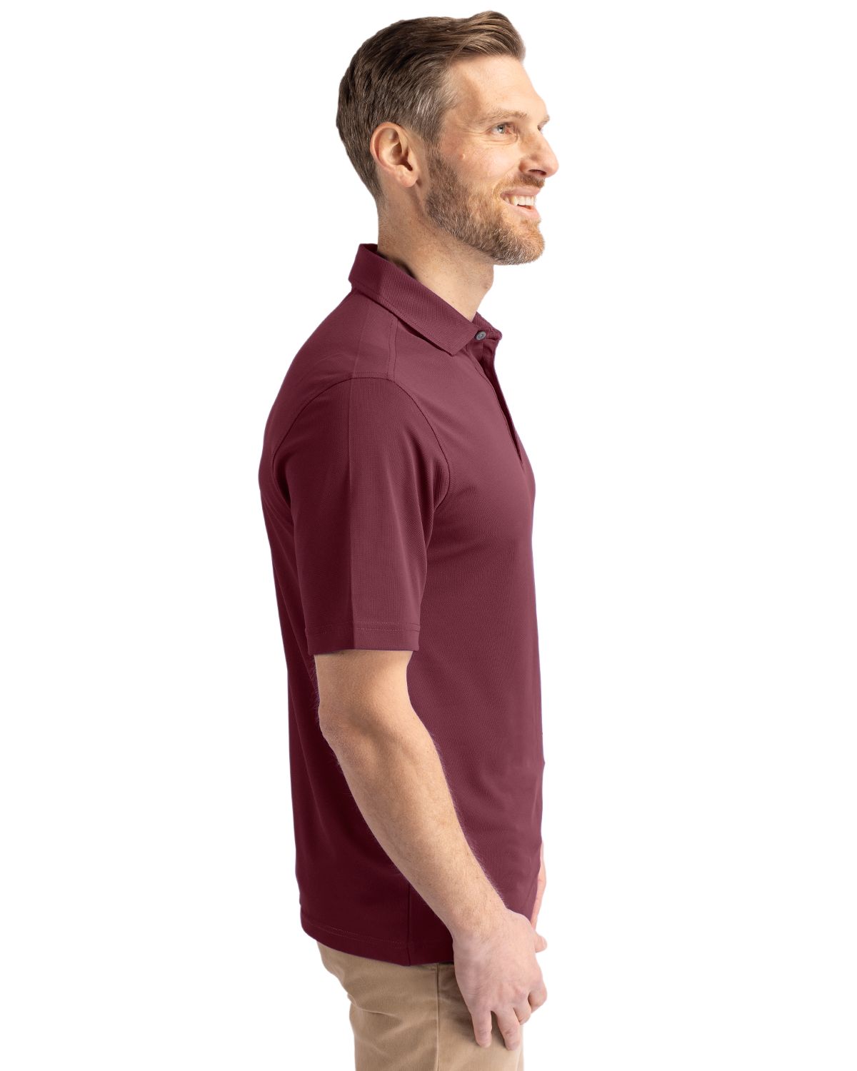 Cutter & Buck Virtue Recycled Featherlight Pique Mens Polo 134